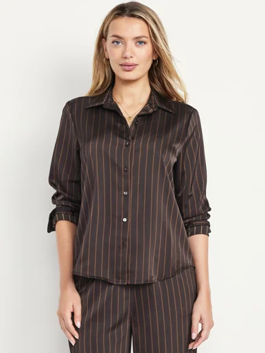 OLD NAVY Áo Sơ Mi Tay Dài Nữ