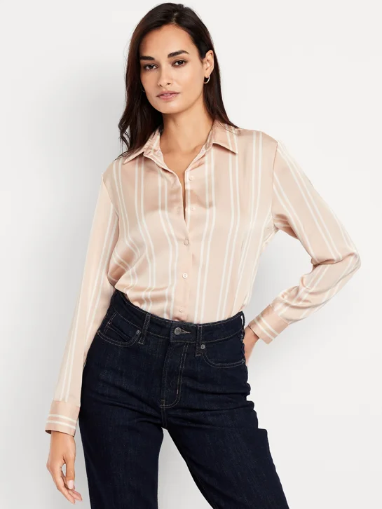 OLD NAVY Áo Sơ Mi Tay Dài Nữ