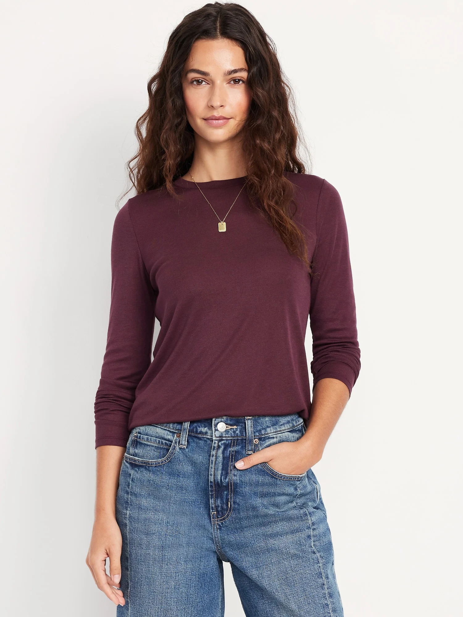 OLD NAVY Áo Thun Tay Dài Nữ