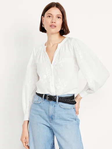 OLD NAVY Áo Sơ Mi Tay Dài Nữ