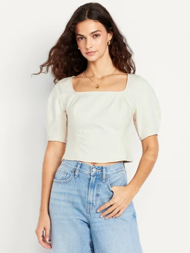 OLD NAVY Áo Kiểu Jean Nữ