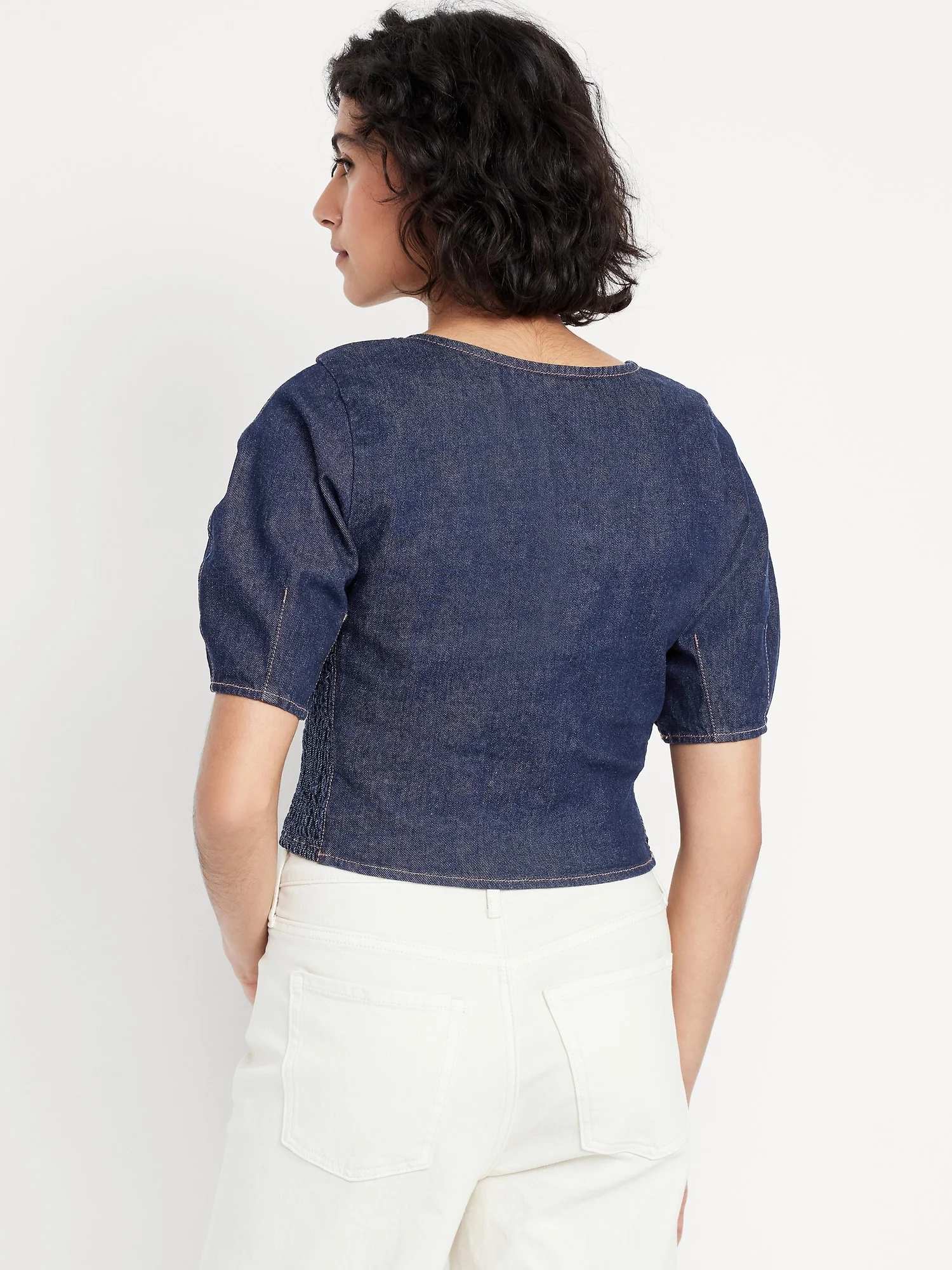 OLD NAVY Áo Kiểu Jean Nữ