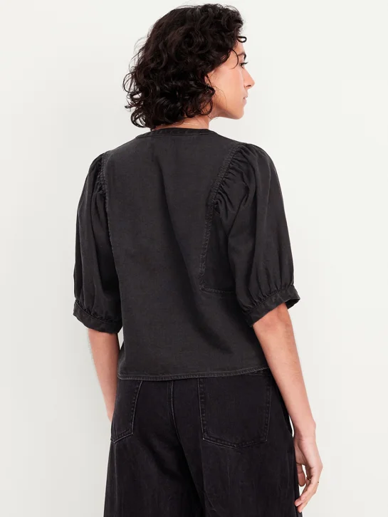 OLD NAVY Áo Sơ Mi Jean Nữ