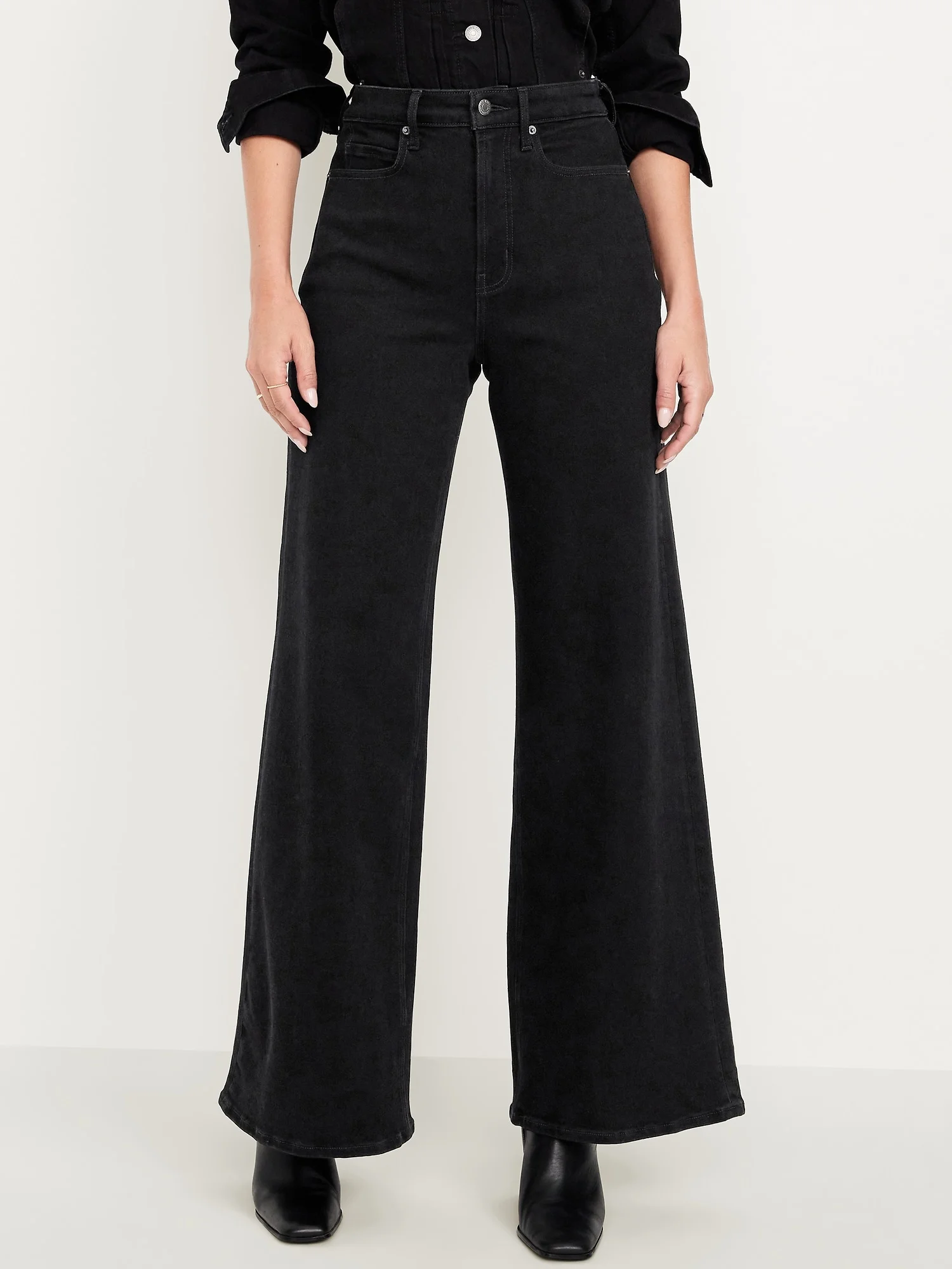 OLD NAVY Quần Jean Dài Nữ - Wide Leg