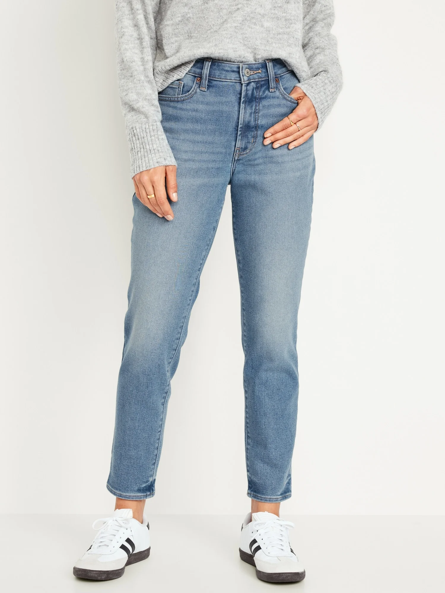 OLD NAVY Quần Jeans Nữ Ống Đứng