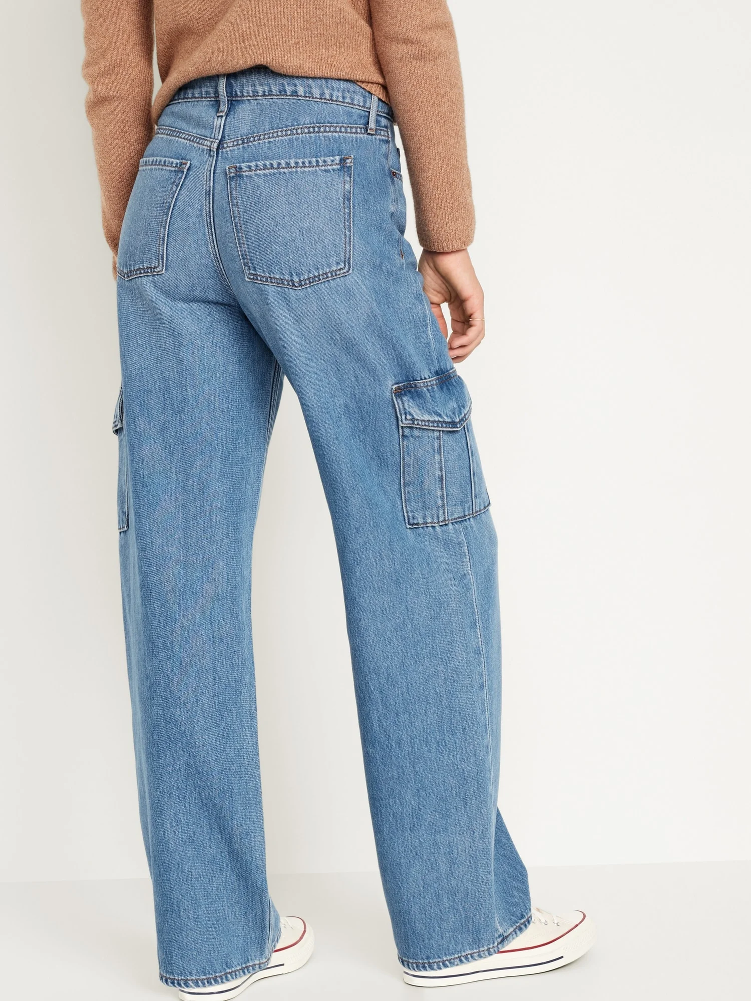 OLD NAVY Quần Jean Nữ Ống Rộng