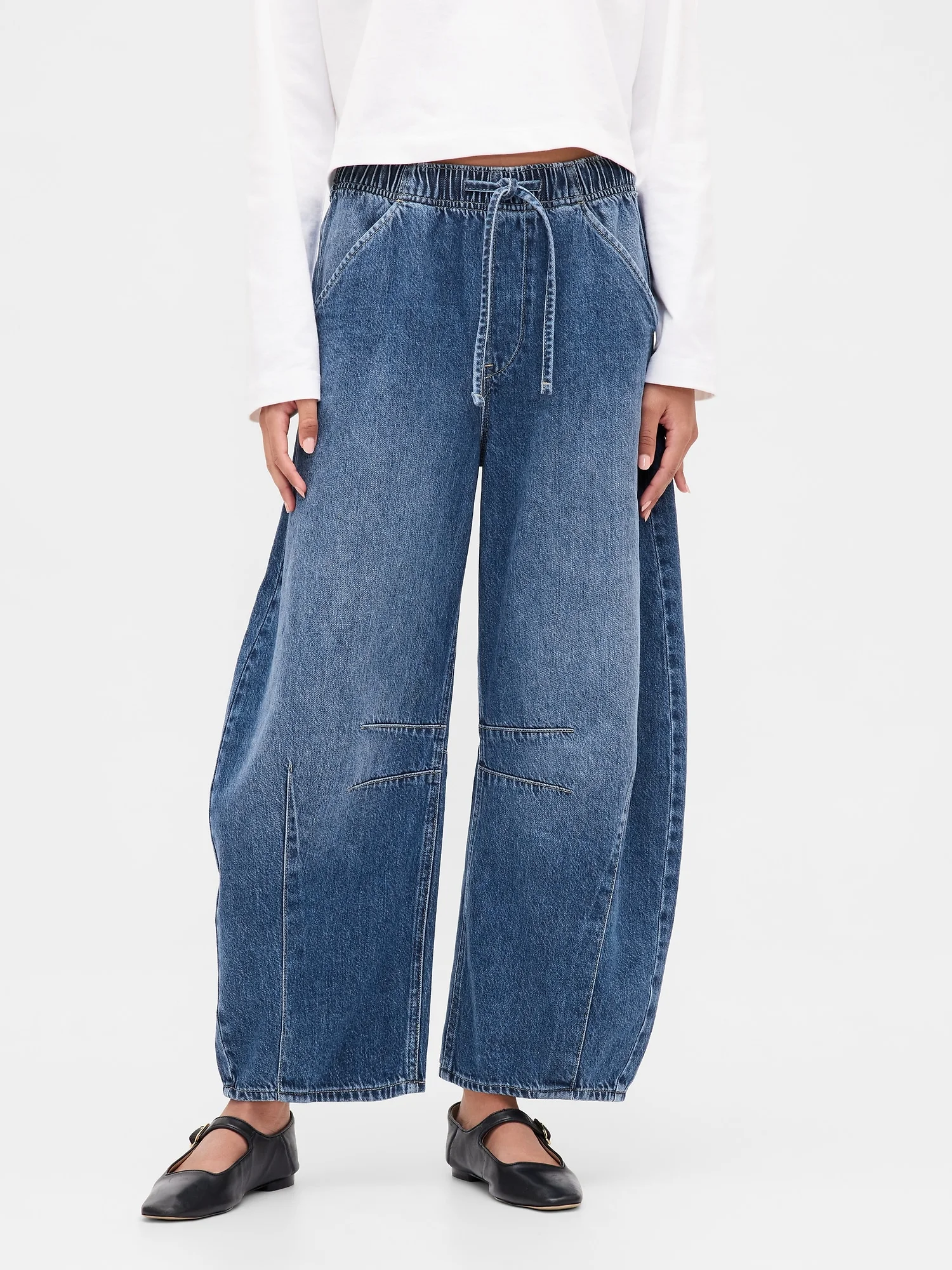 GAP Quần Jeans Dài Nữ