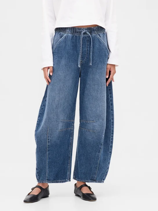 GAP Quần Jeans Dài Nữ