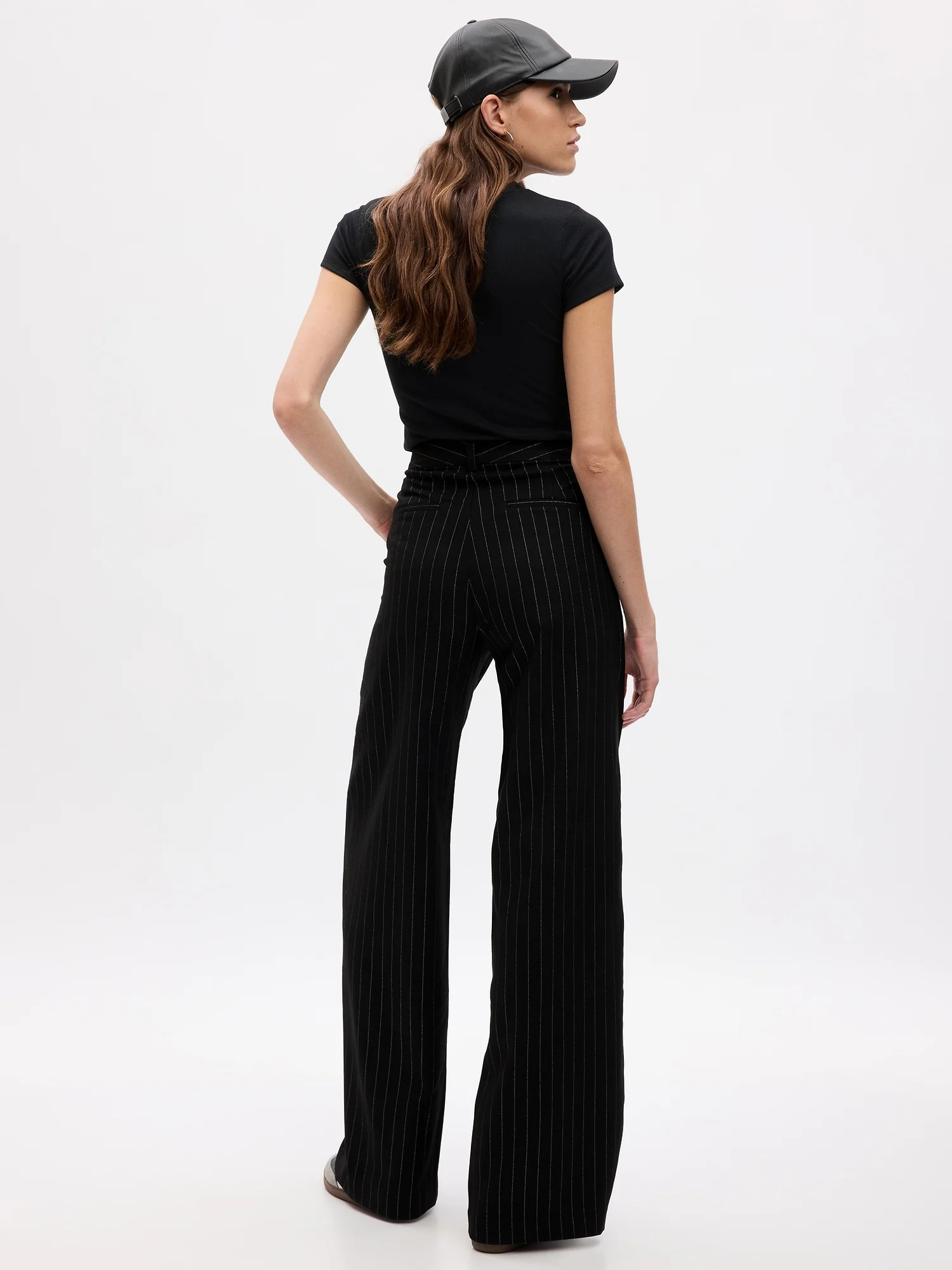 GAP Quần Vải Dài Nữ