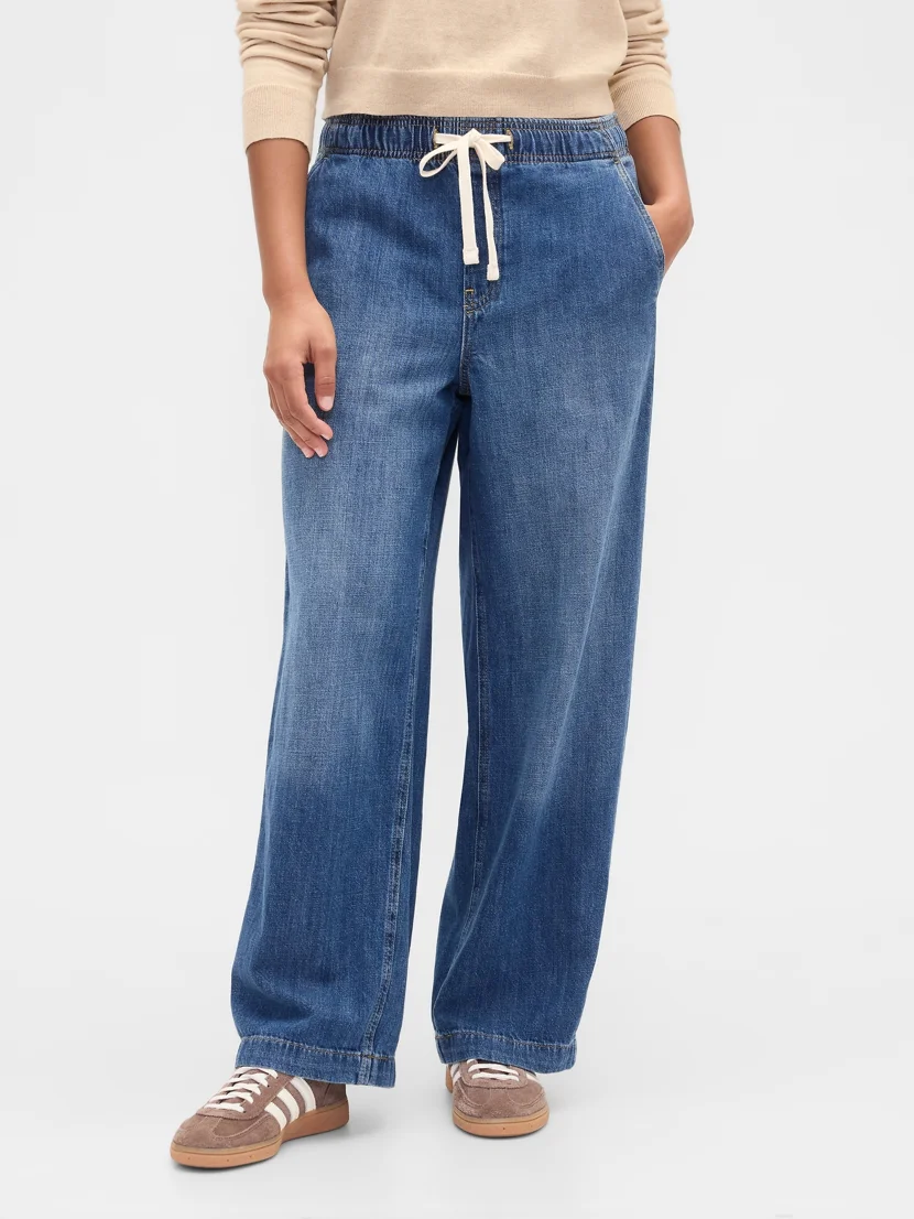 GAP Quần Jeans Nữ - Wide Leg