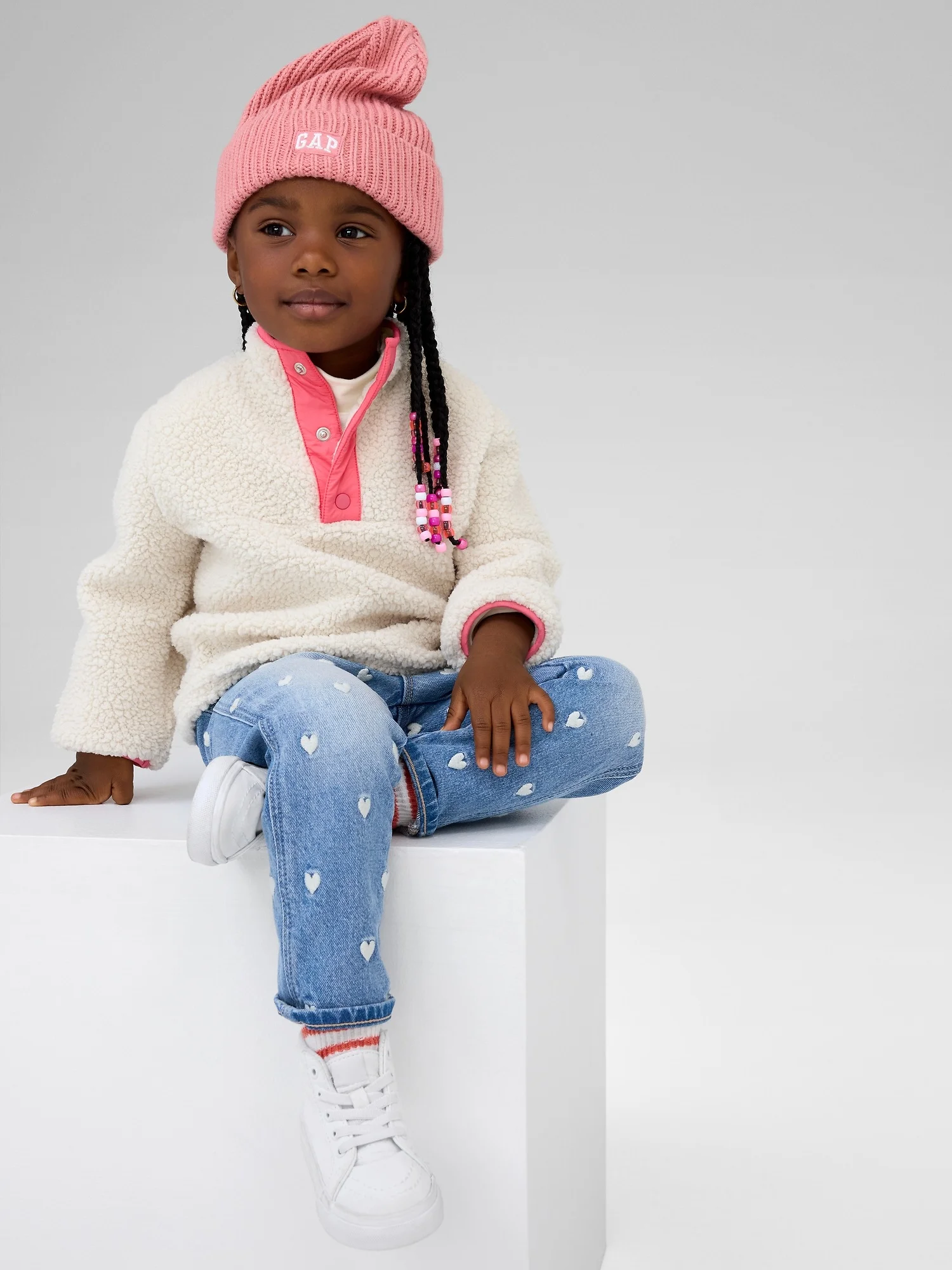 GAP Quần Jeans Dài Em Bé Gái Toddler