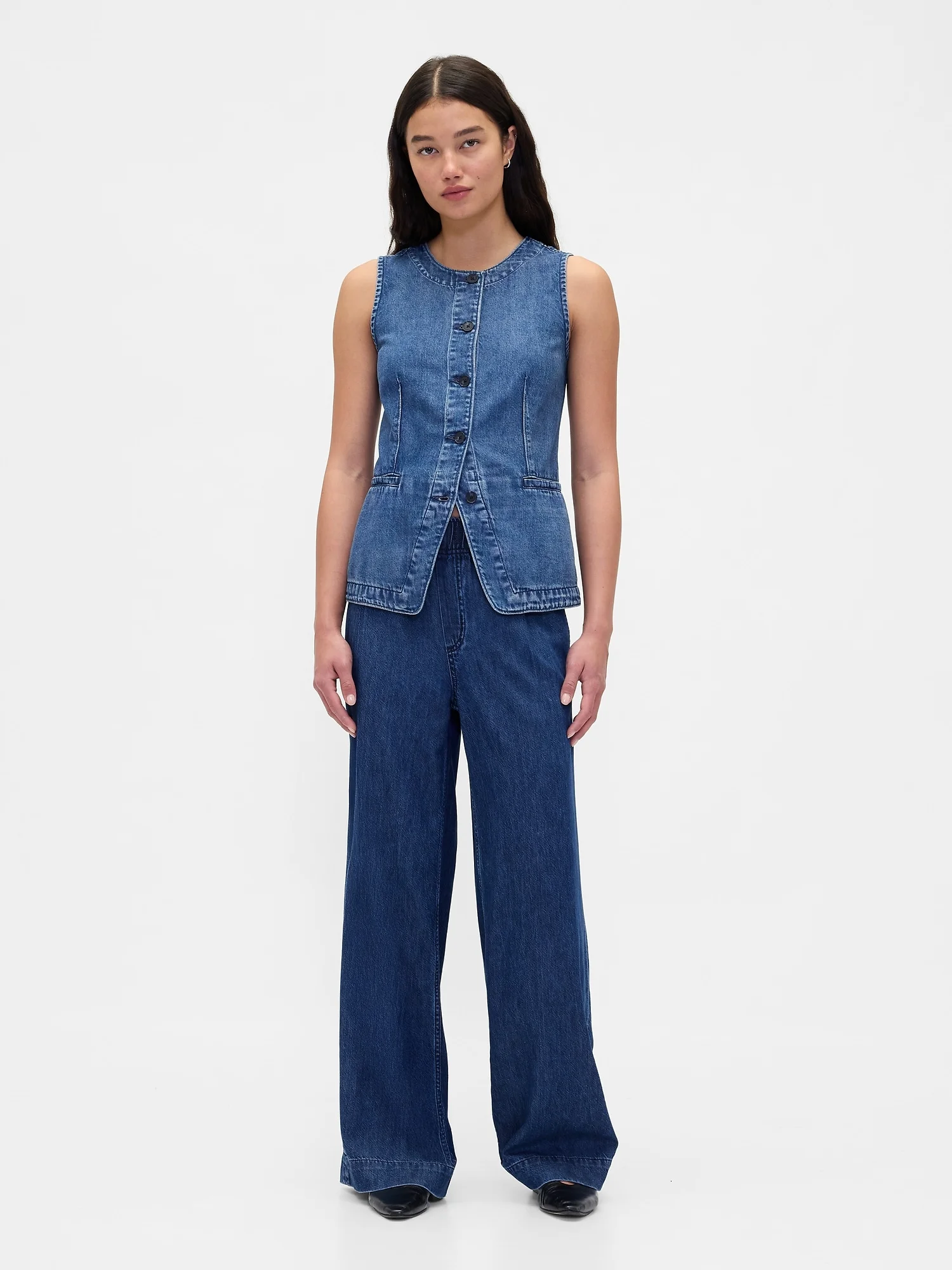 GAP Quần Jeans Nữ - Baggy