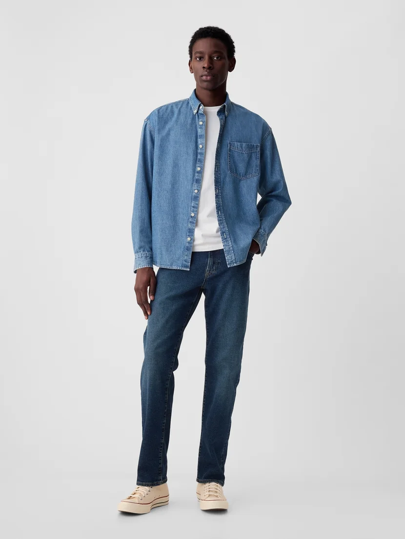 GAP Quần Jeans Nam - Straight