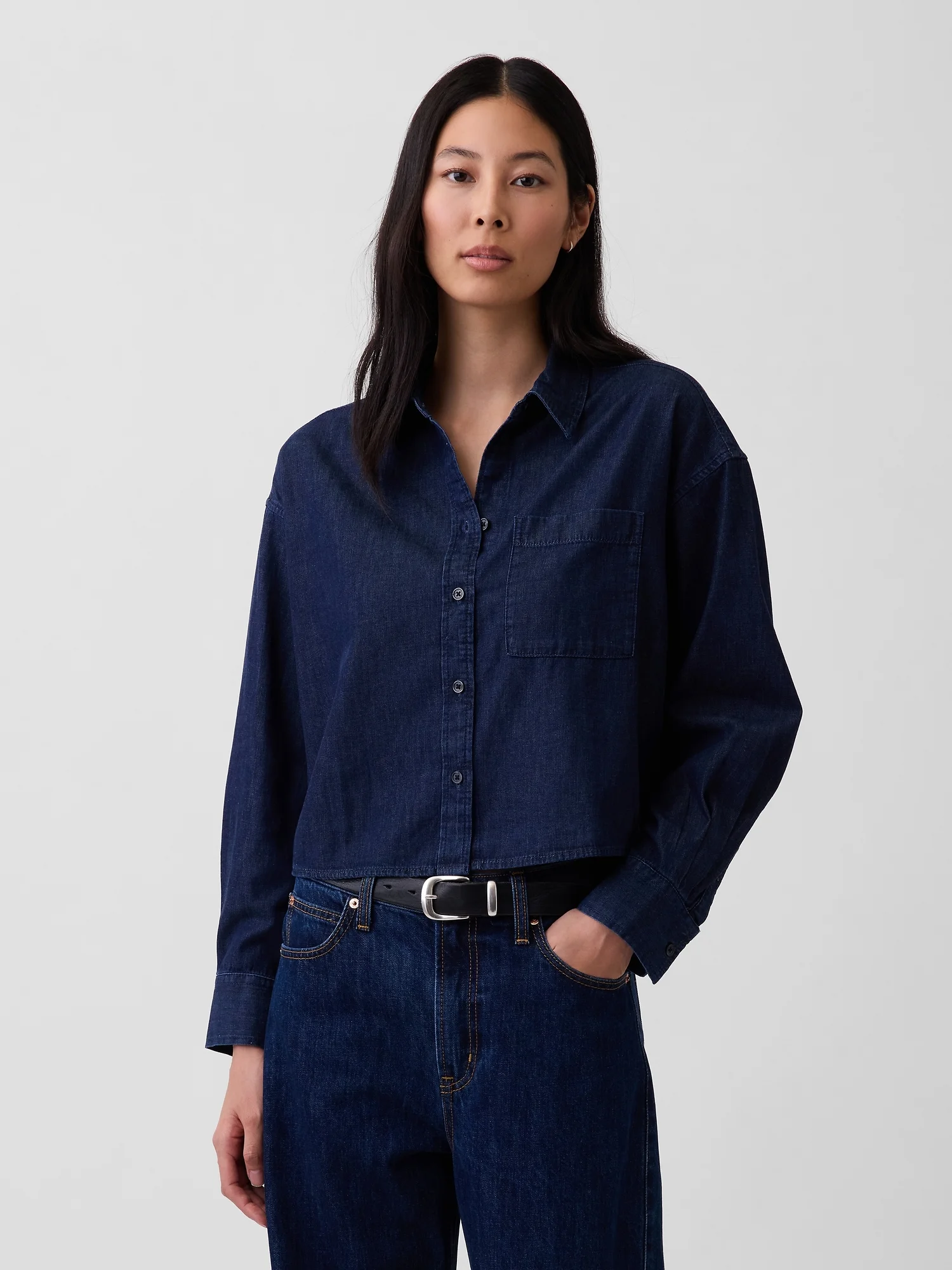 GAP Áo Sơ Mi Nữ