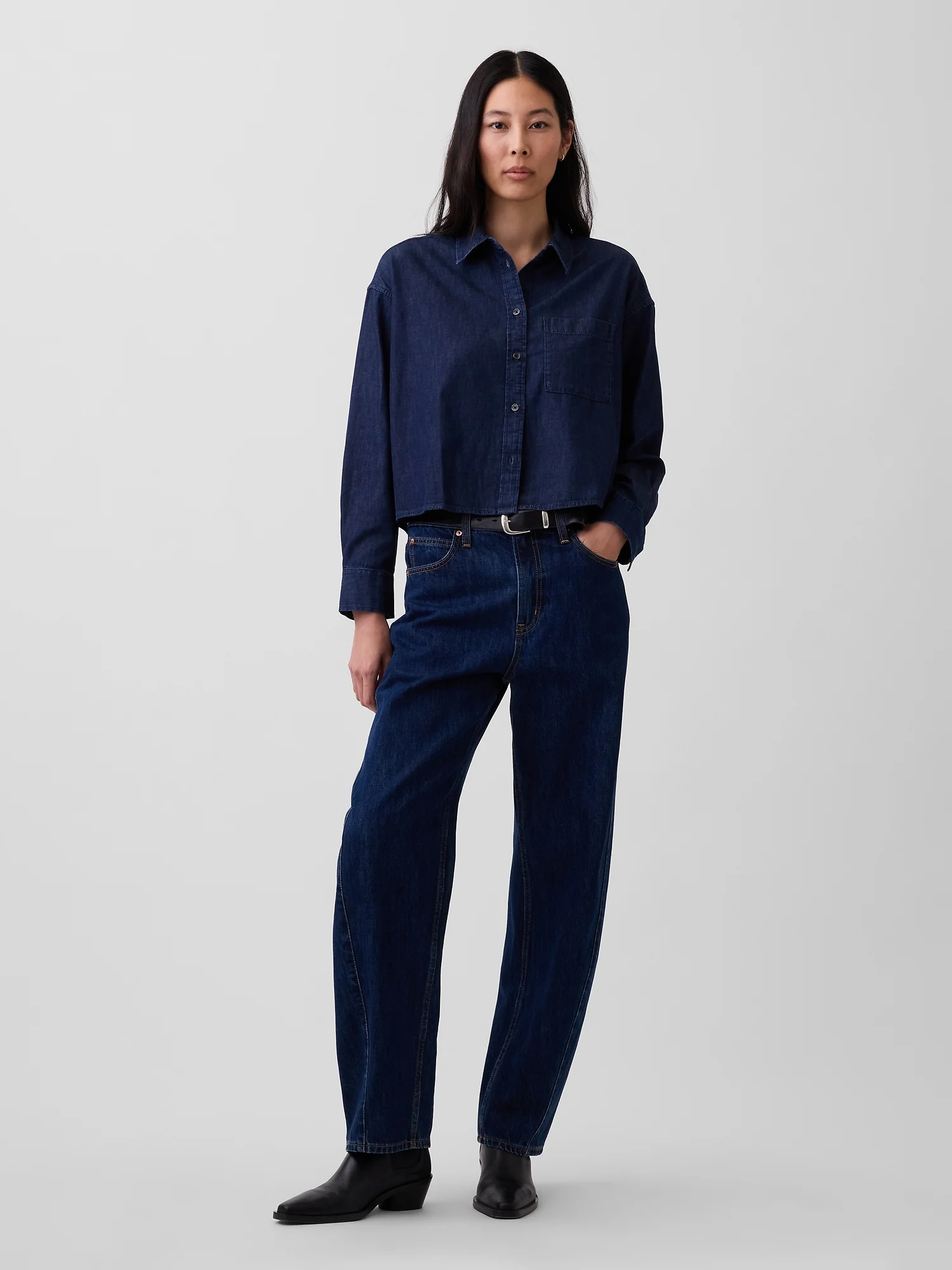 GAP Áo Sơ Mi Nữ