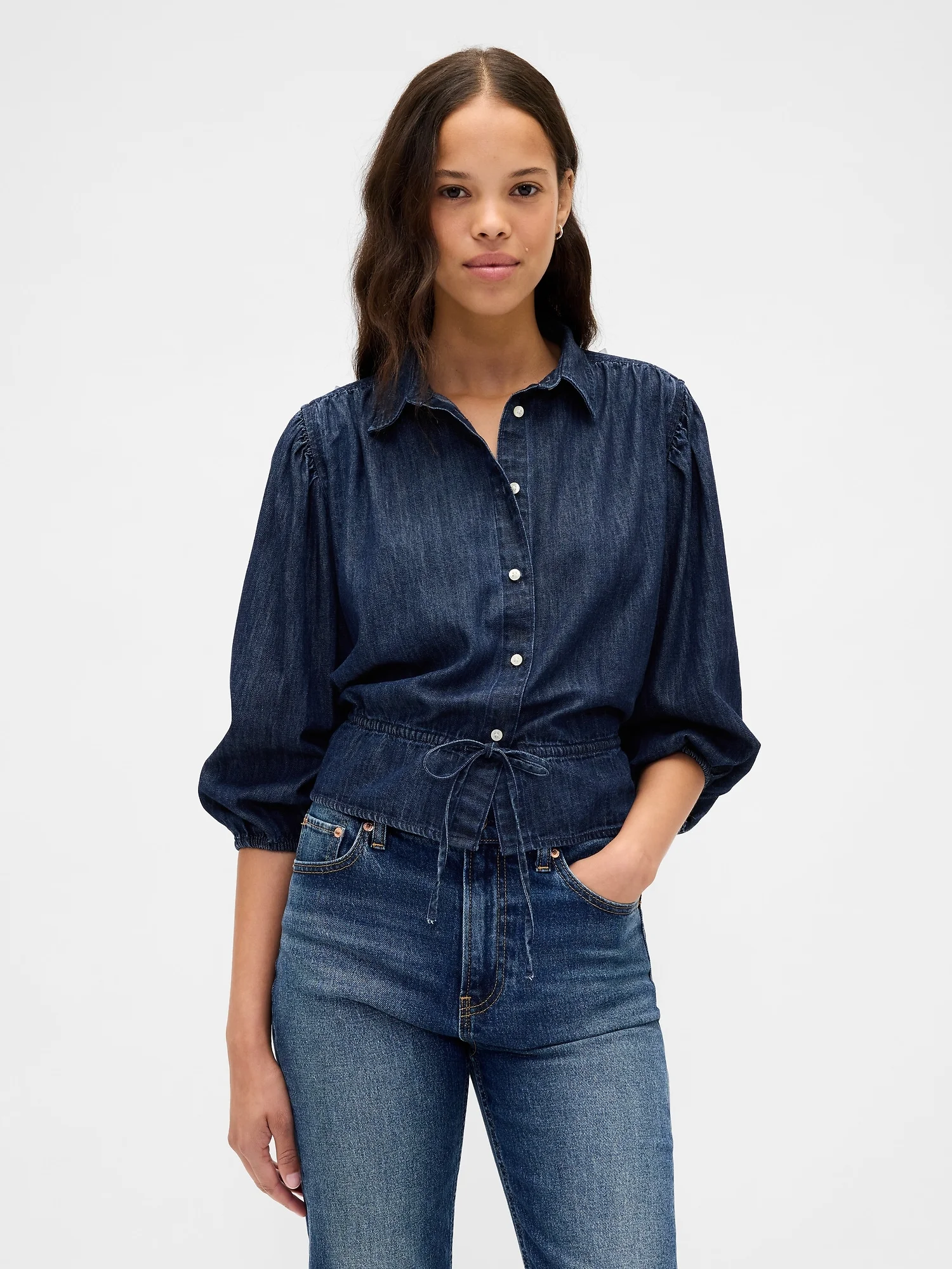 GAP Áo Sơ Mi Nữ