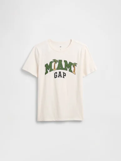 GAP Áo Thun Tay Ngắn Bé Trai