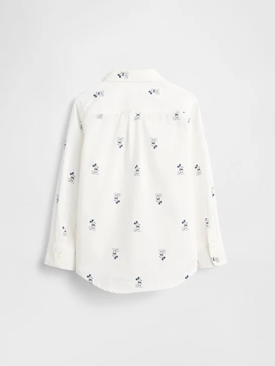 GAP Áo Sơ Mi Tay Dài Em Bé Trai Toddler