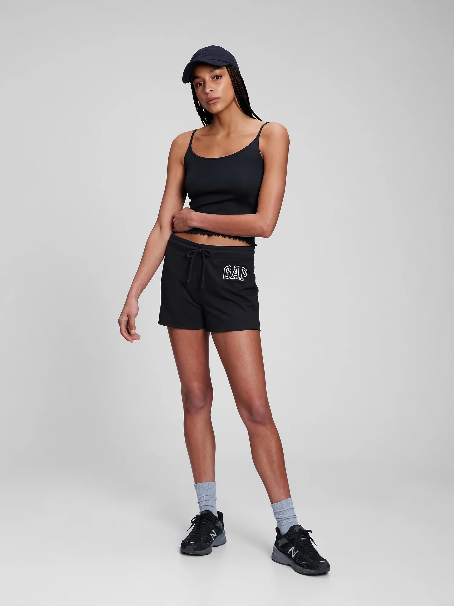 GAP Quần Short Thun Nữ - Logo Heritage Short