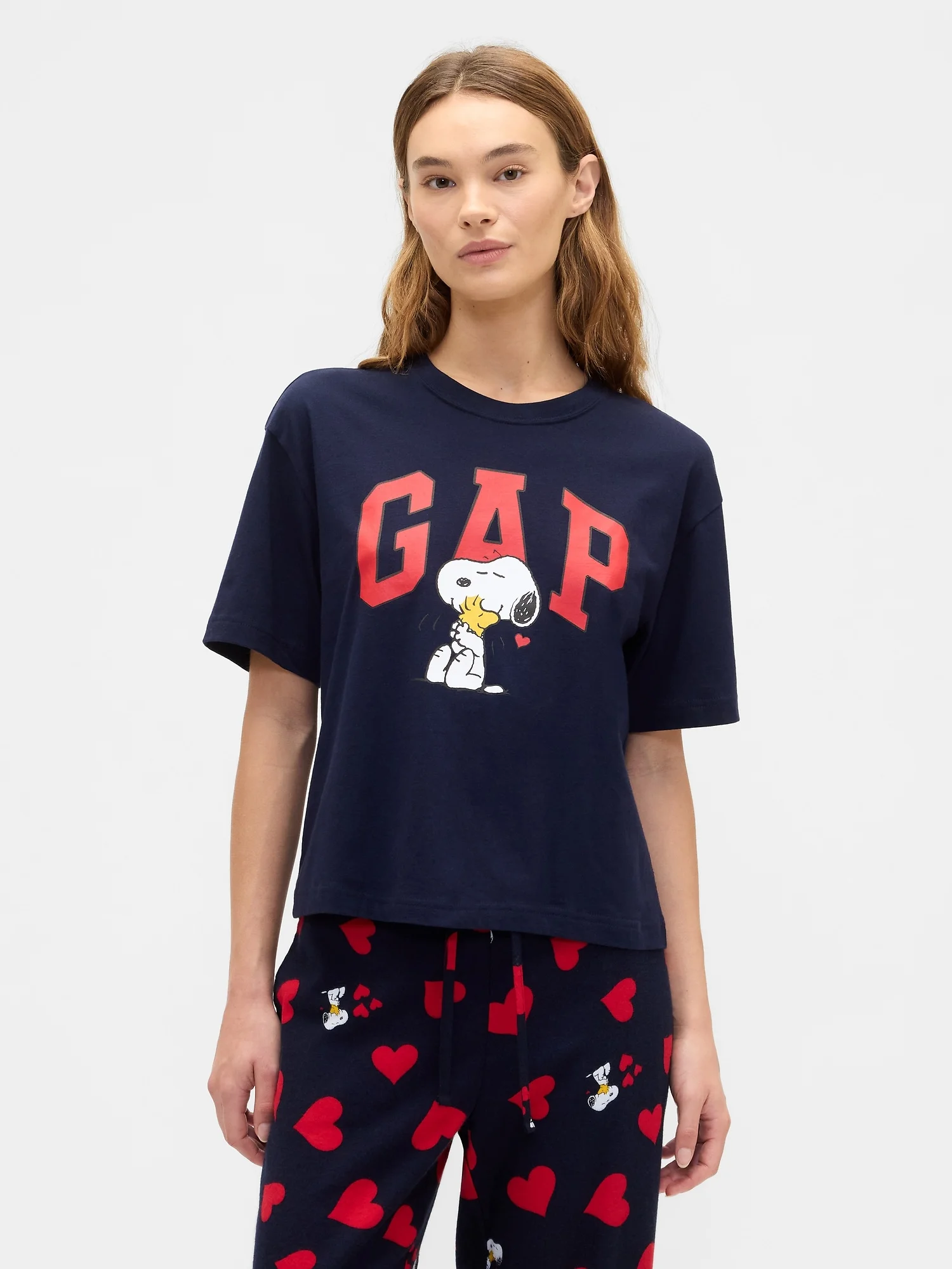 GAP Áo Thun Tay Ngắn Nữ
