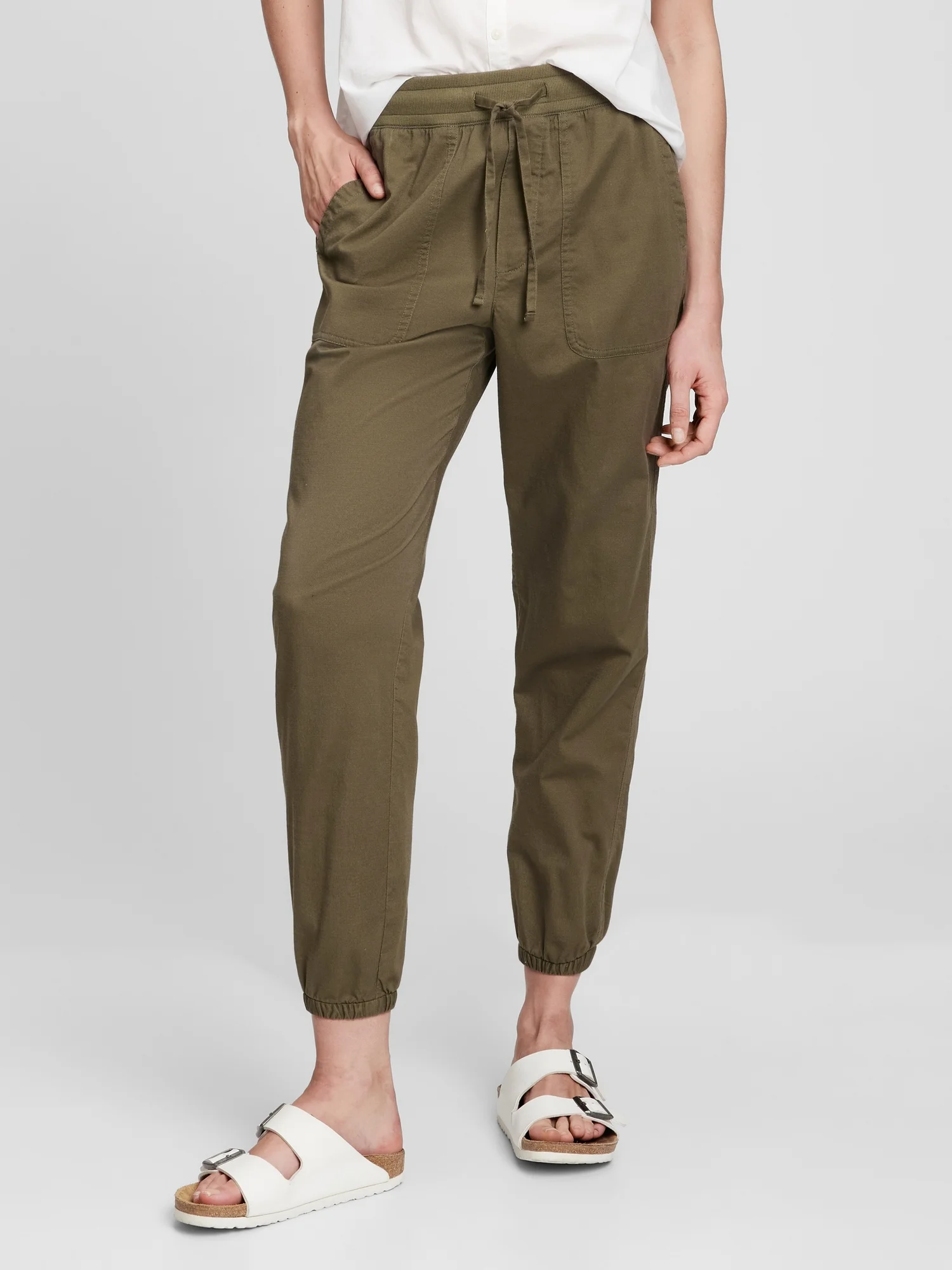 GAP Quần Vải Dài Nữ