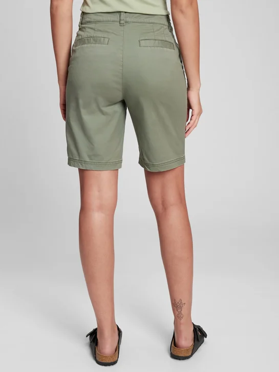 GAP Quần Short Vải Nữ - Bermuda