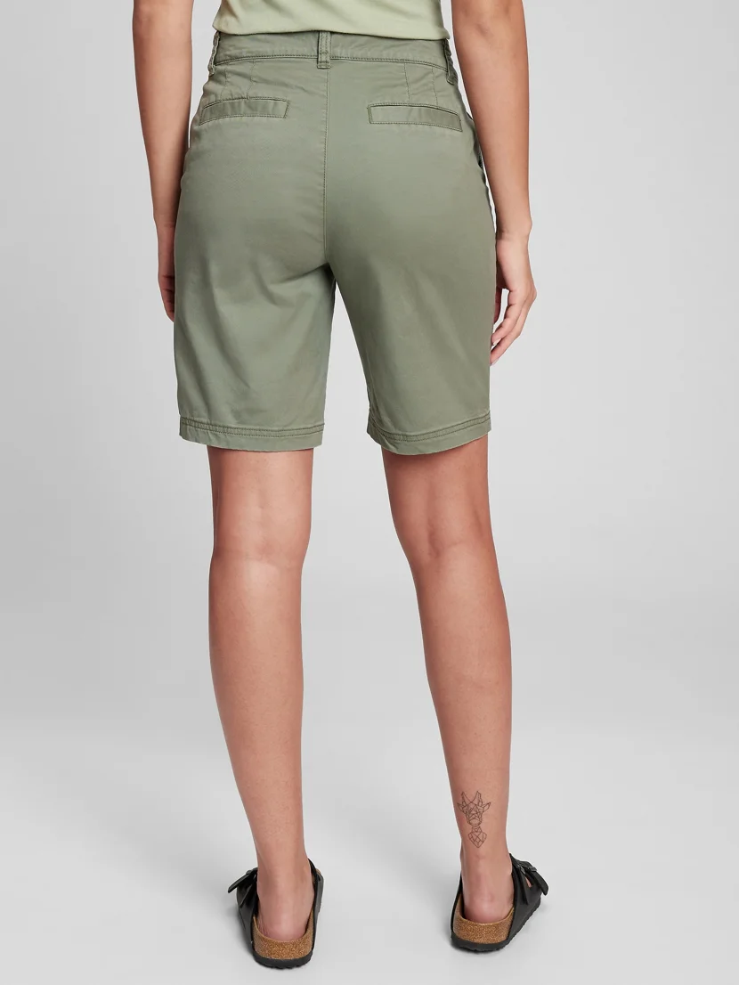 GAP Quần Short Vải Nữ - Bermuda