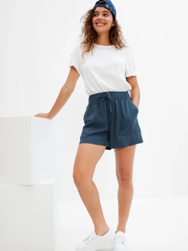GAP Quần Short Vải Nữ - Easy Pull On Short