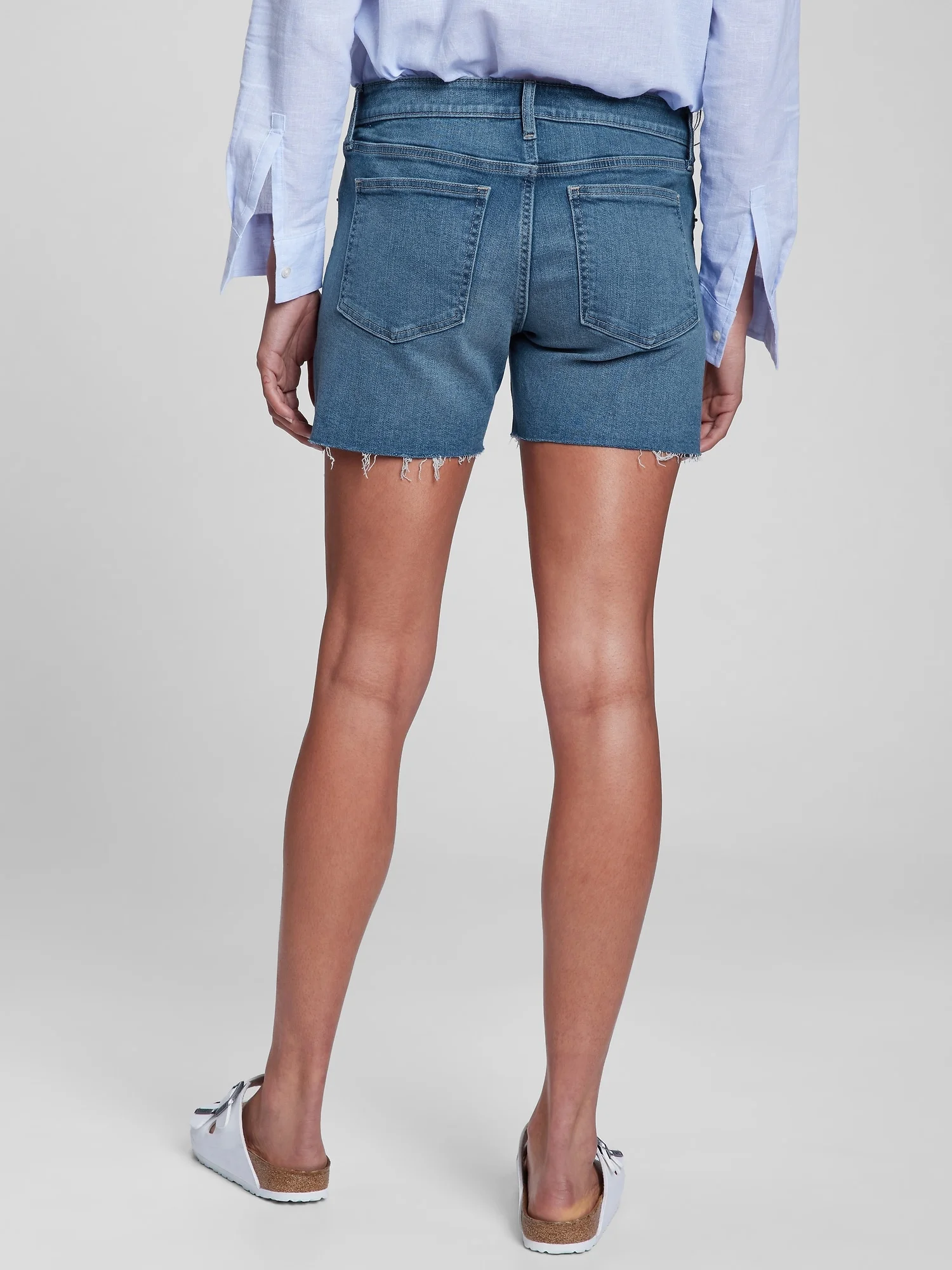 GAP Quần Shorts Jeans Nữ