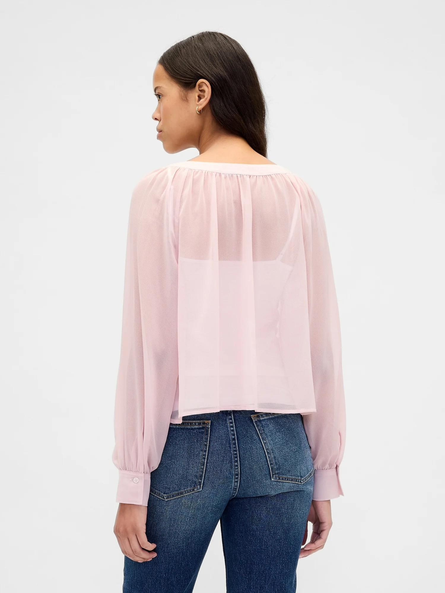 GAP Áo Sơ Mi Nữ