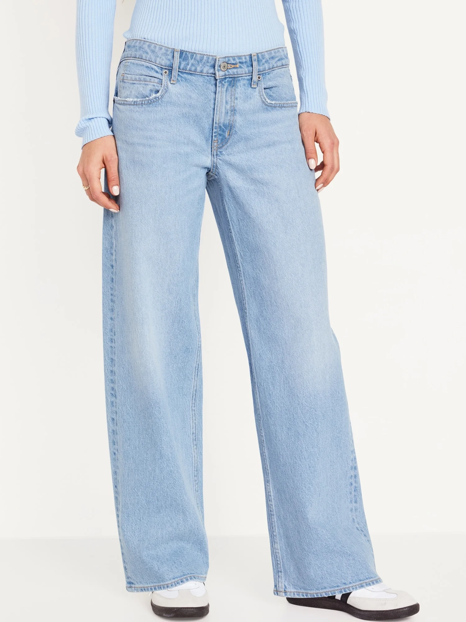 OLD NAVY Quần Jean Ống Rộng Nữ