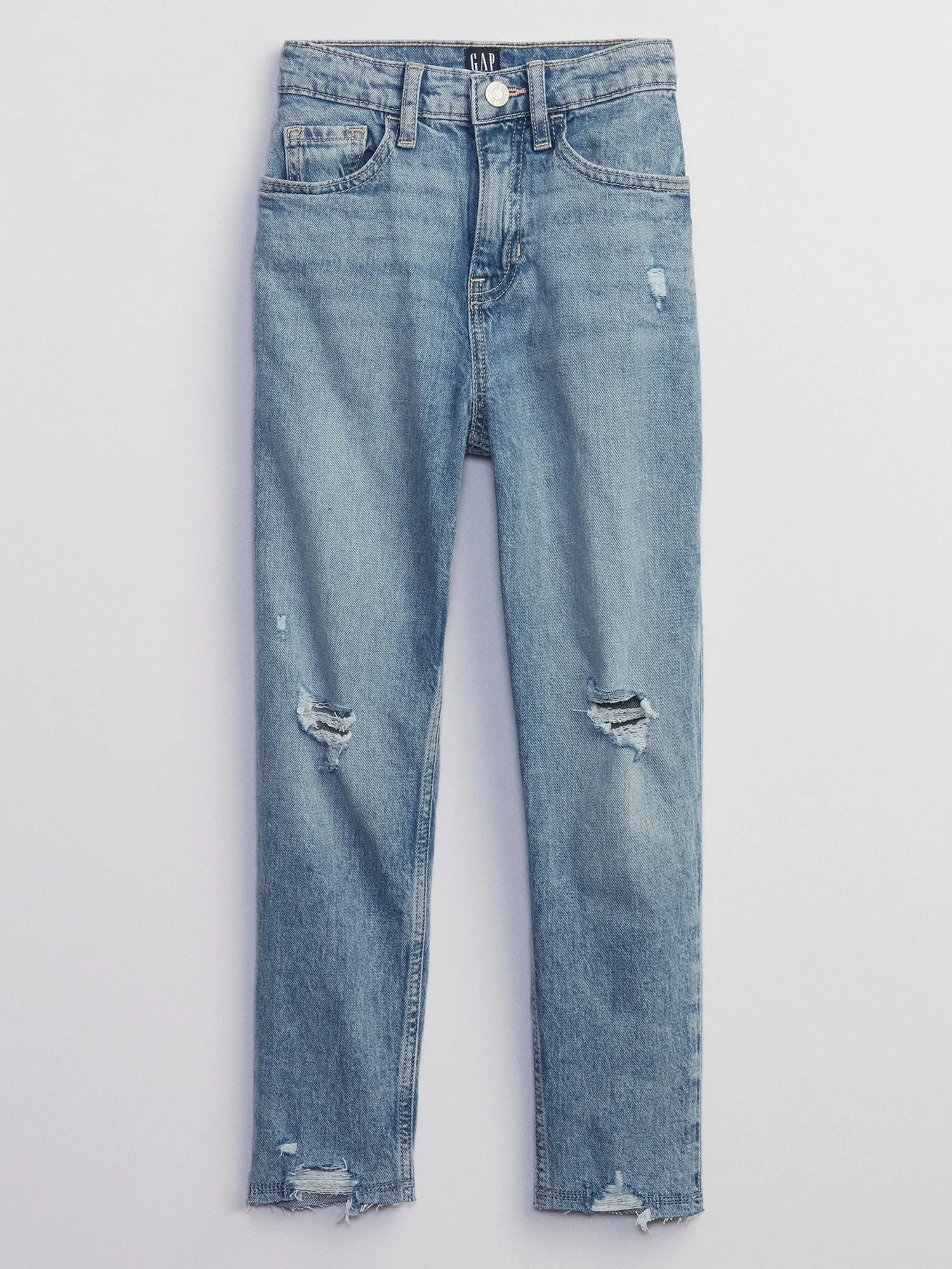 GAP Quần Jeans Dài Bé Gái - High Rise