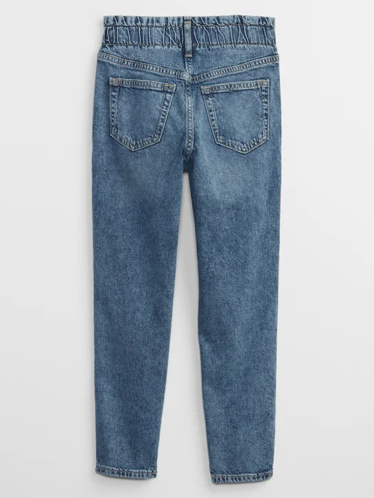 GAP Quần Jeans Dài Bé Gái - Mid Rise Mom