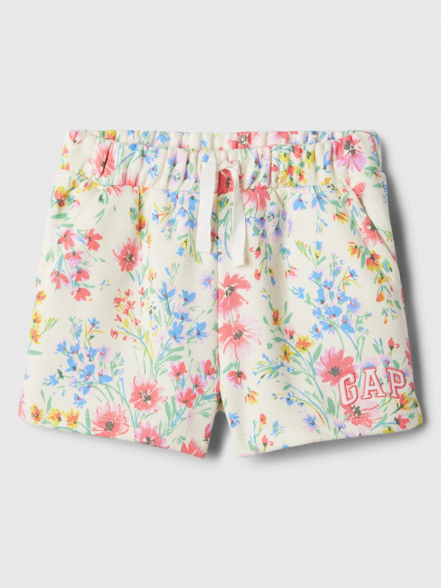GAP Quần Short Thun Em Bé Gái Toddler - Logo