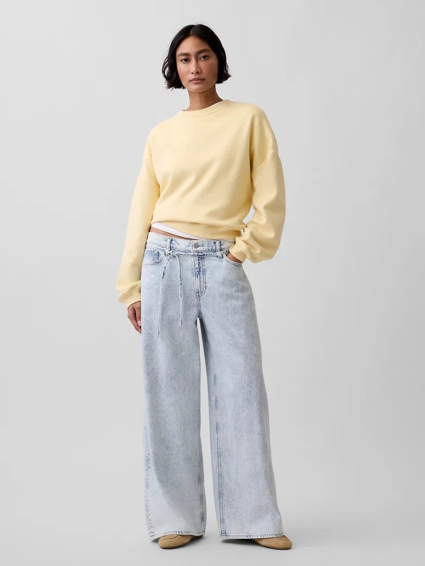 GAP Quần Jeans Dài Nữ - Baggy