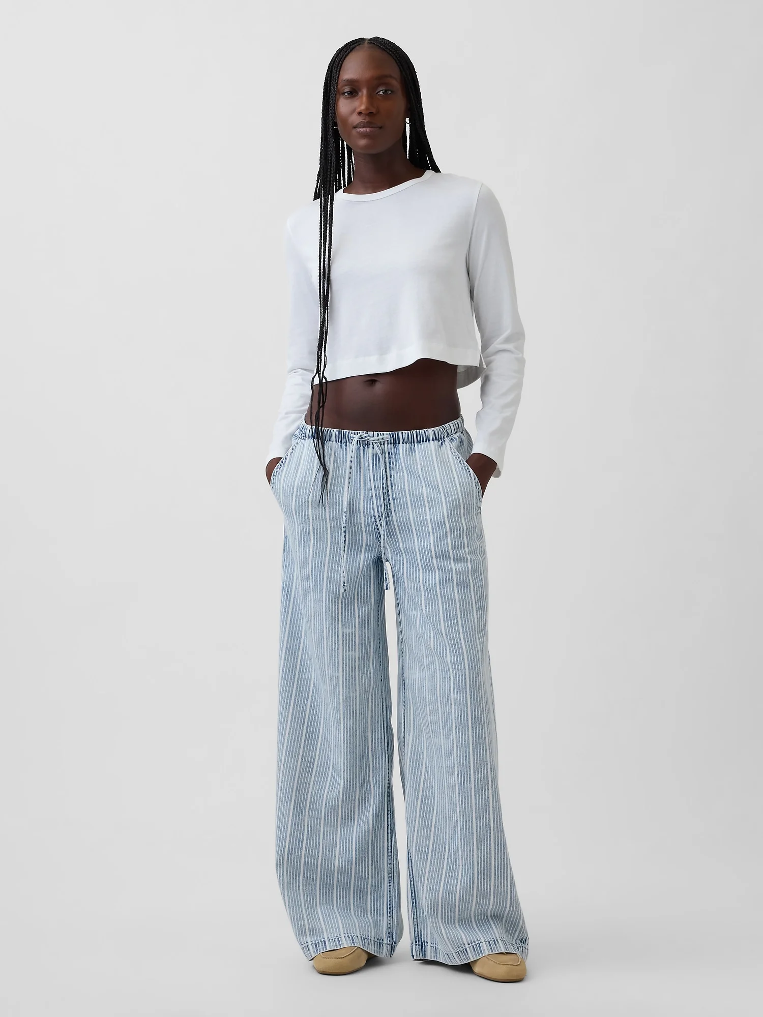 GAP Quần Jeans Nữ - Baggy