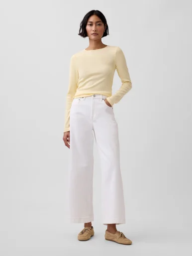 GAP Quần Jeans Nữ - Wide Leg