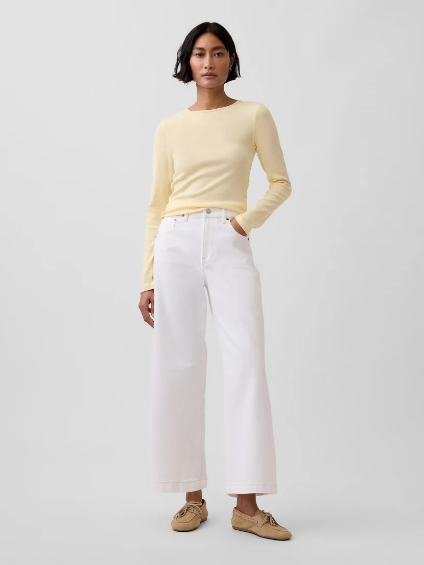 GAP Quần Jeans Nữ - Wide Leg