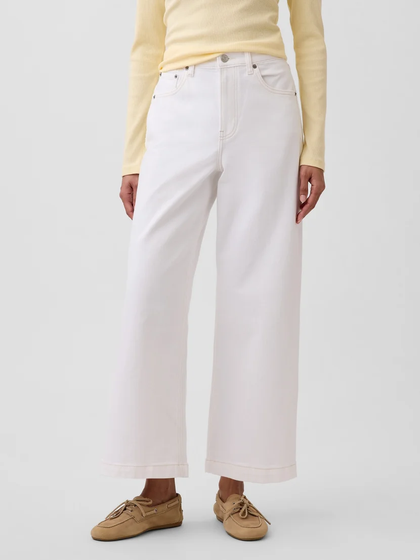 GAP Quần Jeans Nữ - Wide Leg