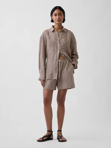 GAP Quần Short Vải Nữ