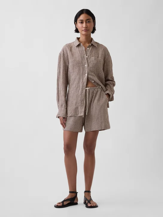 GAP Quần Short Vải Nữ
