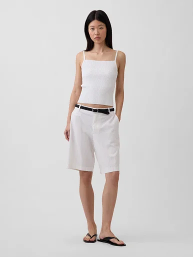 GAP Quần Short Vải Nữ