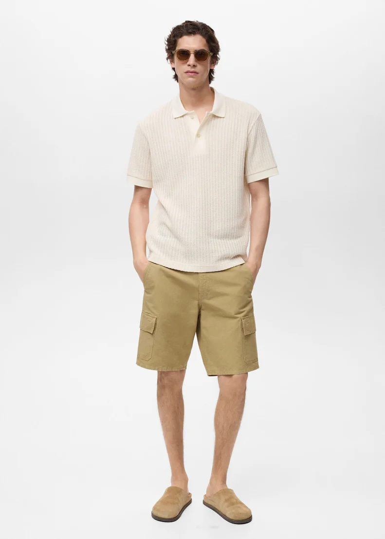 MANGO Quần Ngắn Nam Conca