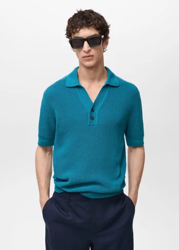 MANGO Áo Polo Nam Amari