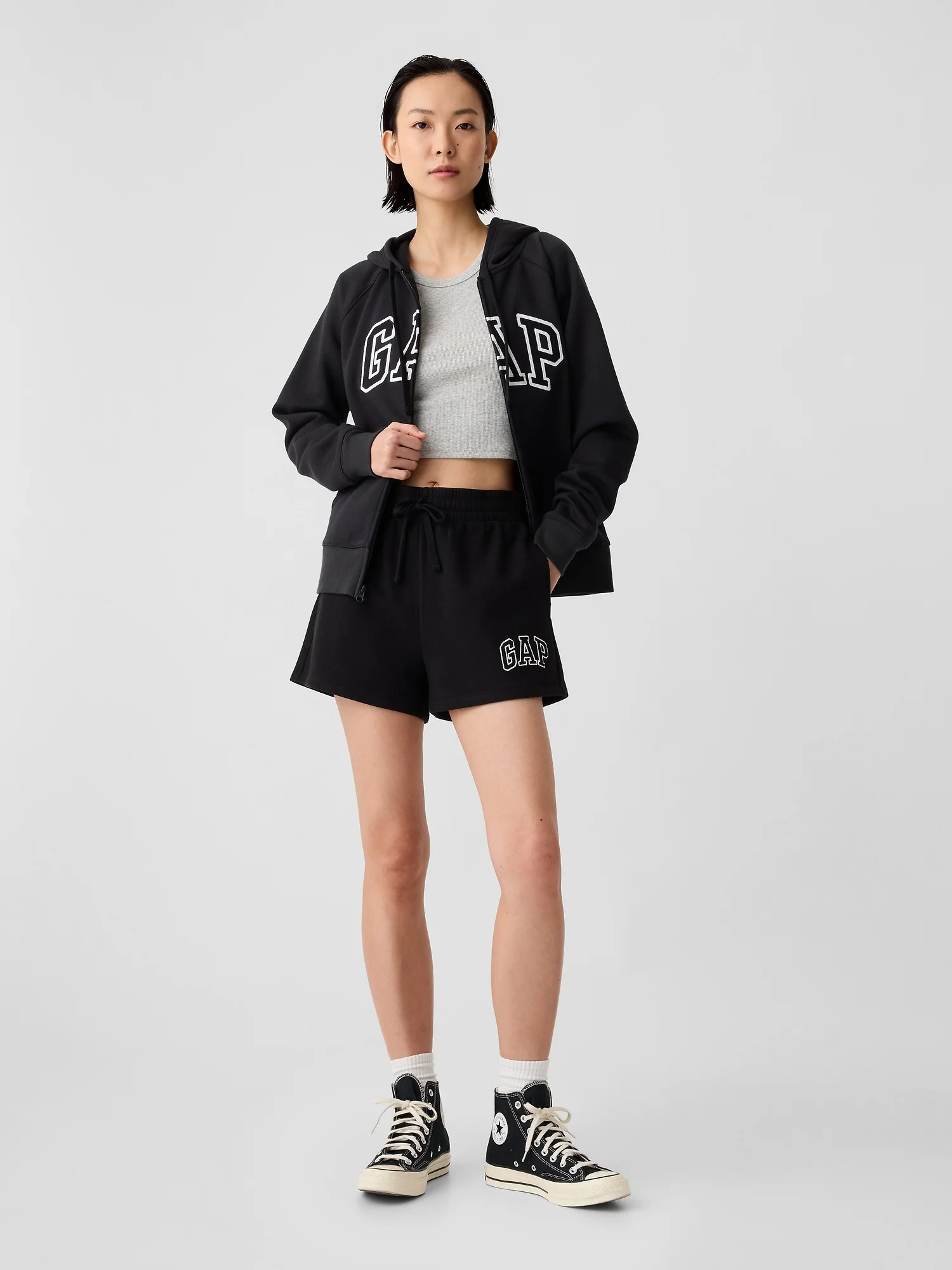 GAP Quần Short Thun Nữ - Logo