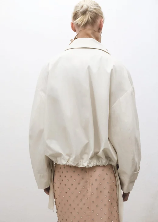 MANGO Áo Khoác Nữ Wrinkle