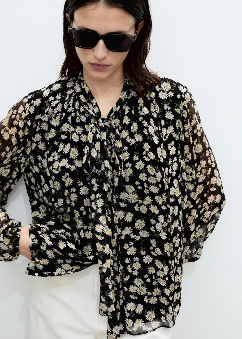 MANGO Áo Kiểu Nữ Belle
