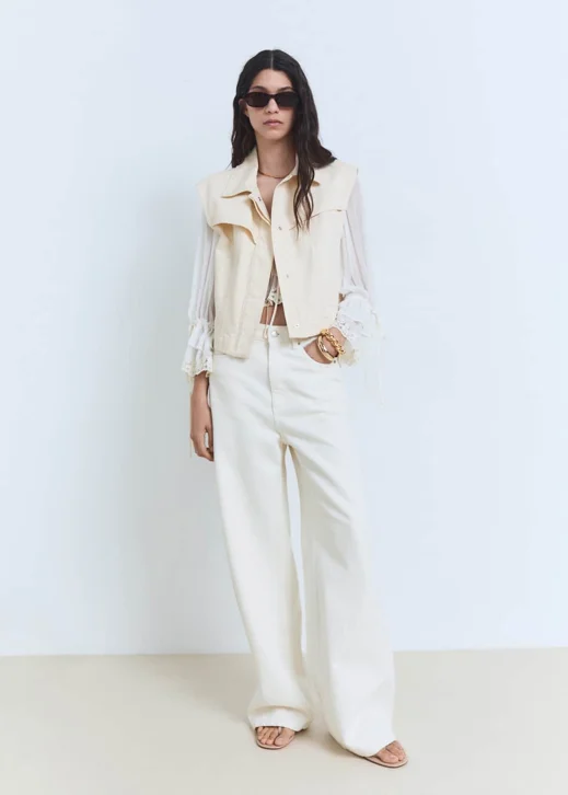 MANGO Áo Gi Lê Nữ Erin