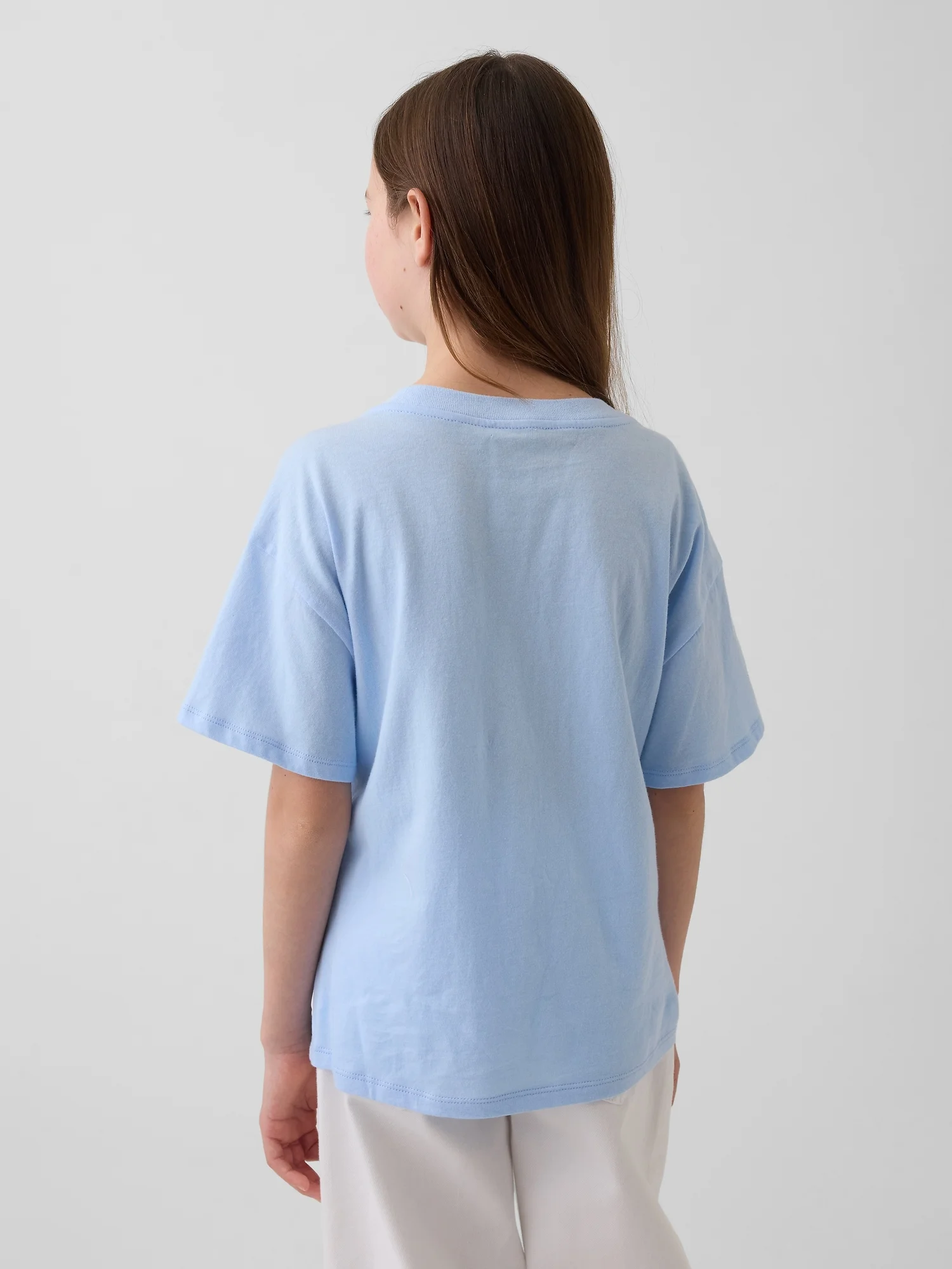 GAP Áo Thun Tay Ngắn Bé Gái - Oversized