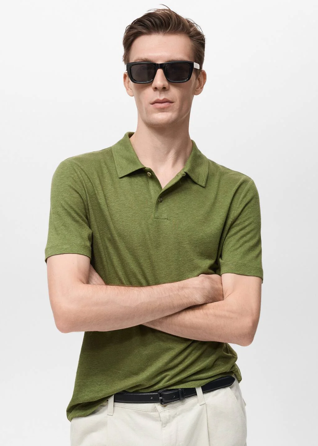 MANGO Áo Polo Nam Amberes